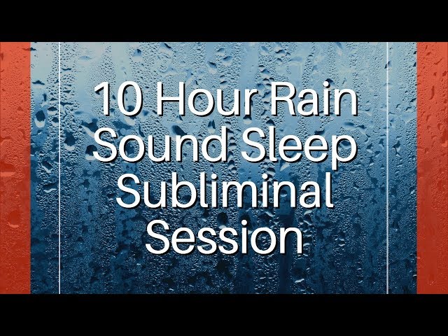 Enjoy Working Hard & Be Successful - (10 Hour) Rain Sound - Sleep Subliminal - By Minds in Unison