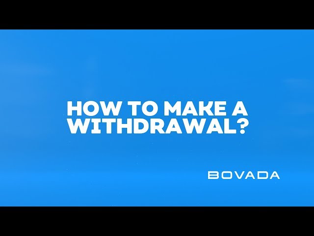 How To Make a Withdrawal