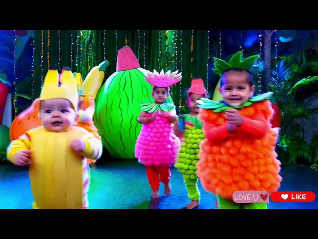 Baby Vegetable Model Show | Little Elephant Song | Nursery Rhymes & Kids Songs | Viral Shorts & Live