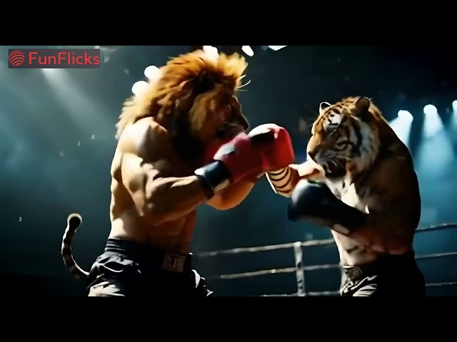 🥊🐯🦁 Epic Tiger vs. Lion Boxing Match! Ultimate Wild Showdown! 🔥😱