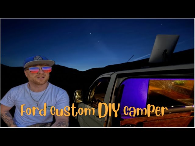 Ford Custom DIY camper conversion.