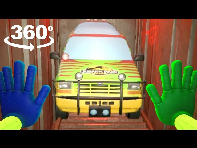 360 VR | What if Poppy Playtime was with Jurassic Park as Huggy Huggy