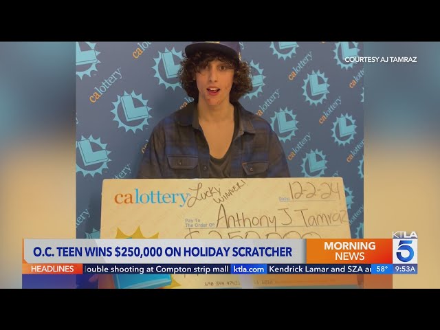 Orange County teen hits big lottery payout during concert road trip