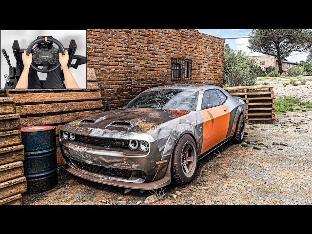 Rebuilding Dodge Challenger | Forza Horizon 5 | Steering Wheel Gameplay