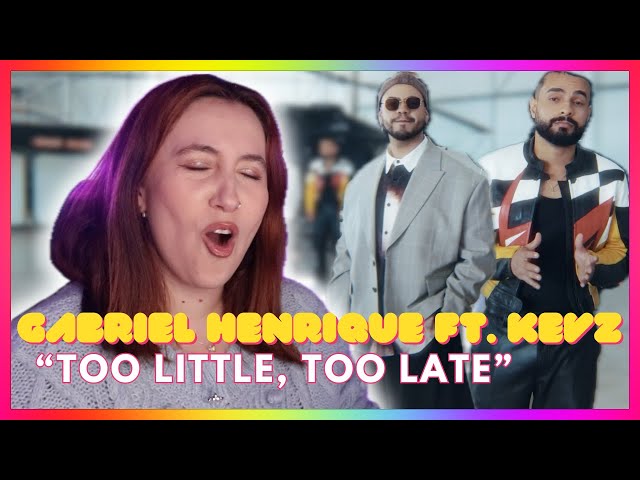 Gabriel Henrique ft. Kevz "Too Little, Too Late (Spanish Version)" | Mireia Estefano Reaction Video