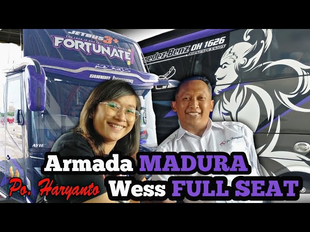 Po Haryanto Fortunate 002 || jelang mudik lebaran, penumpangnya wess full seat