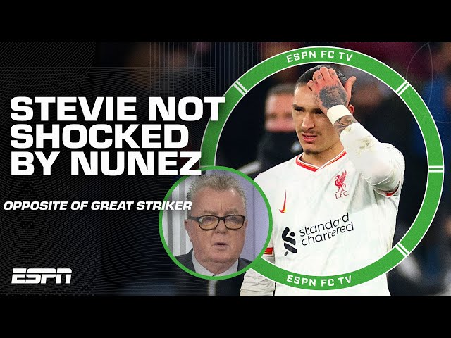 'IT'S NOT A SURPRISE!' - Steve Nicol NOT SHOCKED by Darwin Nunez's missed goal vs. Villa | ESPN FC