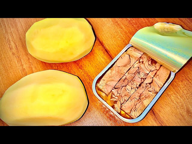 Easy and Delicious potato with tuna recipes! cook it almost every day! 🐟