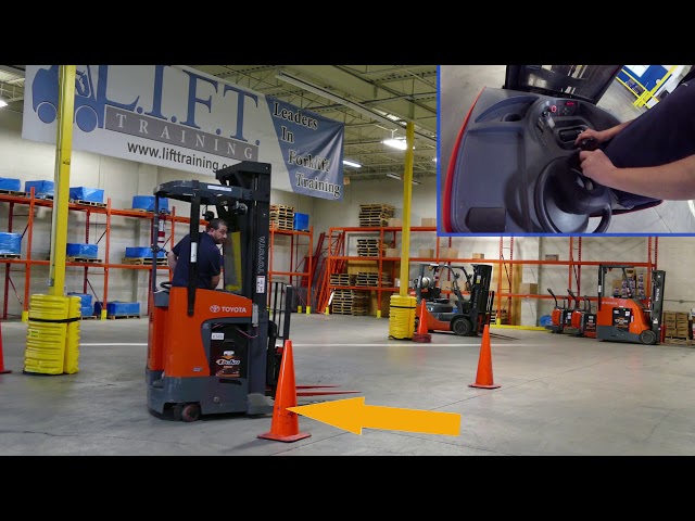 LIFT -  Reach Truck Training -  4K Forklift Training (with bloopers at the end!)