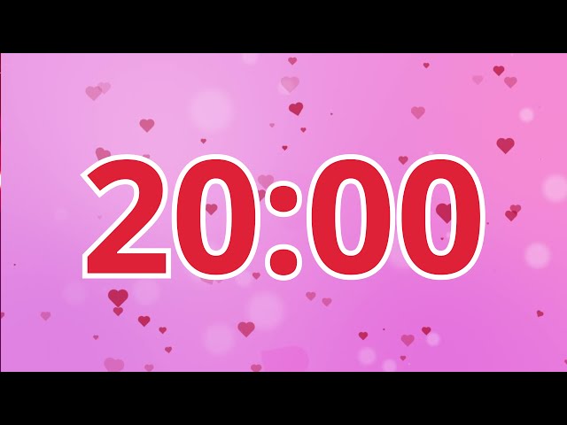 20 Minute Valentine’s Day Timer ❤️ | Romantic Countdown with Chime Bell