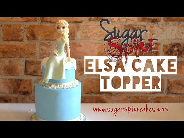 How to make a Frozen Elsa Cake Topper