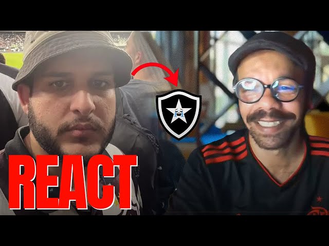 BOTAFOGUENSES CHORAM APÓS TÍTULO DO FLAMENGO | REACT CHORA NA MINHA ALEGRIA!