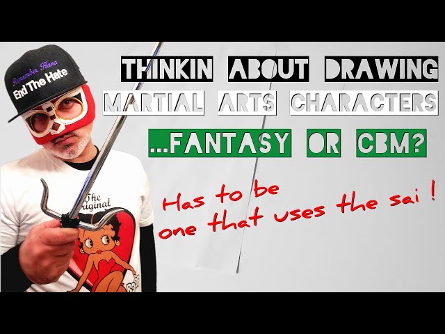 Thinkin about drawing martial arts characters [Art w Kojay Ep 5] #art #drawing #martialarts