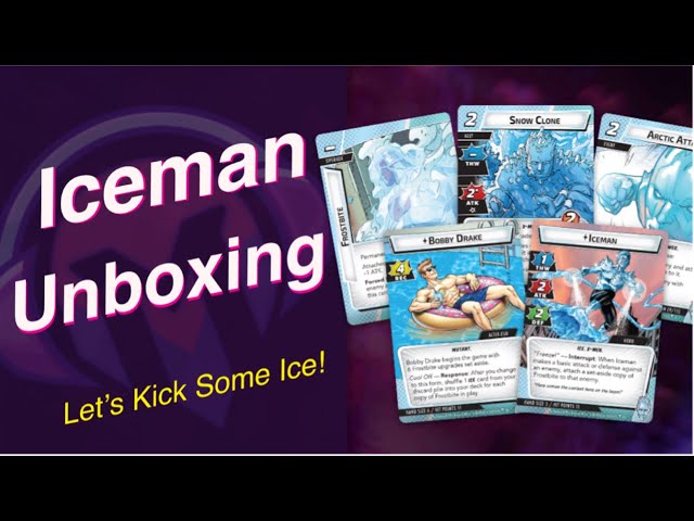 Marvel Champions | Age of Apocalypse | Unboxing | Iceman | Aggression | X-Force Impressions | Solo