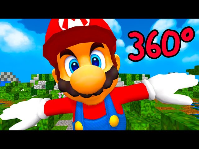 360° VR Super Mario Bloopers Soft Body Simulation Minecraft