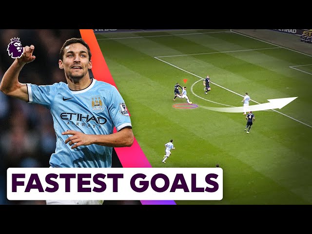 The 20 FASTEST GOALS in Premier League History