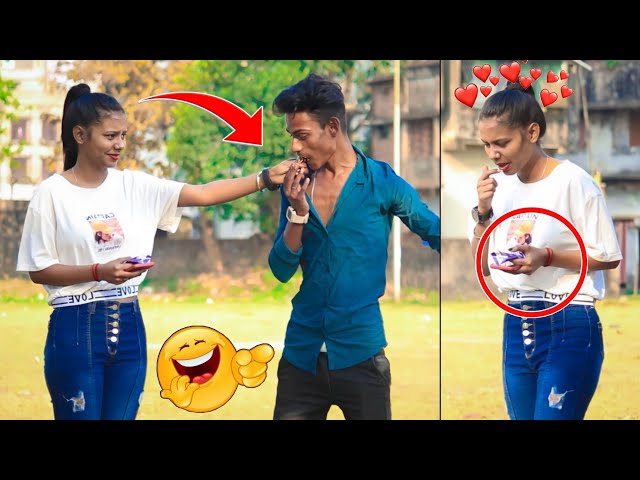 Fake Magic Trick With Chocolate Twist😂 || Surprise Giving Chocolate Prank🤣 || Team Oscar Prank