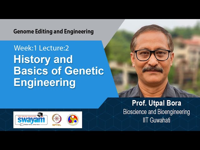 Lec 2: History and Basics of Genetic Engineering