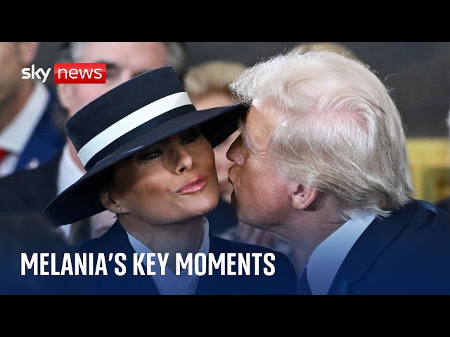 From the hat to the kiss: All of Melania Trump’s iconic moments at inauguration