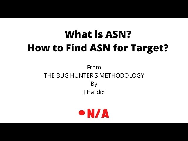 What is ASN? | How to find ASN for Target? | Not Applicable | Bug Bounty Tips