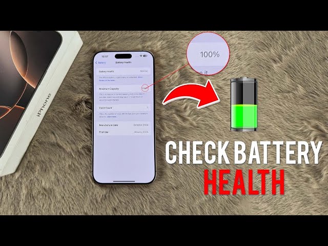 How to check Battery Health On iphone 2025 (Quick & Easy)