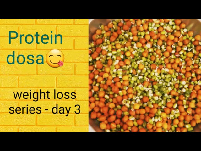 Protein dosa |weight loss series-day 3 | dosa recipe in tamil