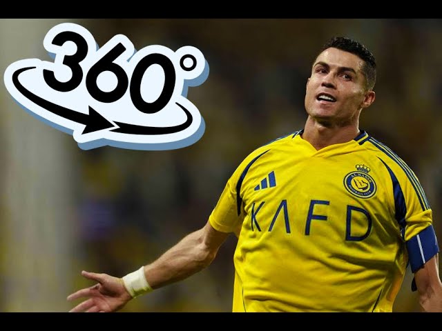 Ronaldo’s Moves That Turn Football Into Art! 🎨⚽. But it's 360 degree video. 360 ​​VR Video