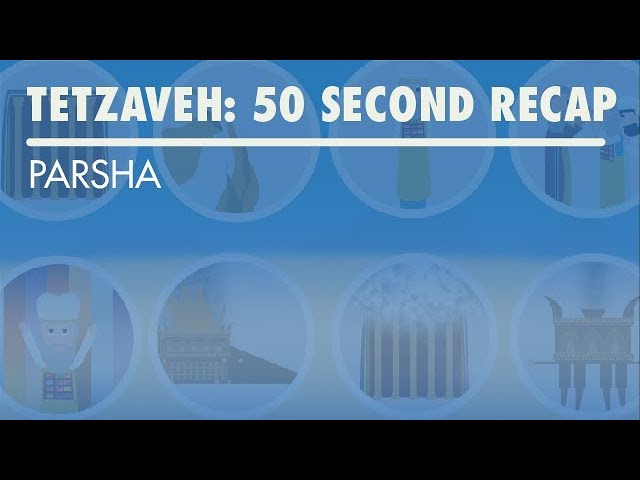 Parshat Tetzaveh: 50 Second Recap