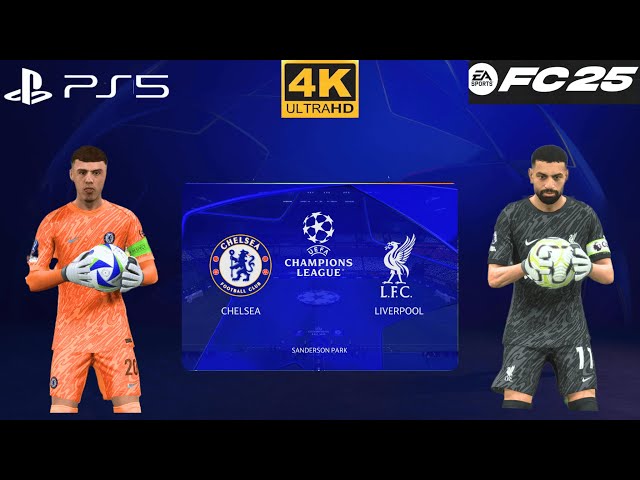 FC 25 | GK Cole Palmer vs GK Mohammed Salah | Chelsea vs Liverpool | UCL 2025 - PS5™ Gameplay [4K60]