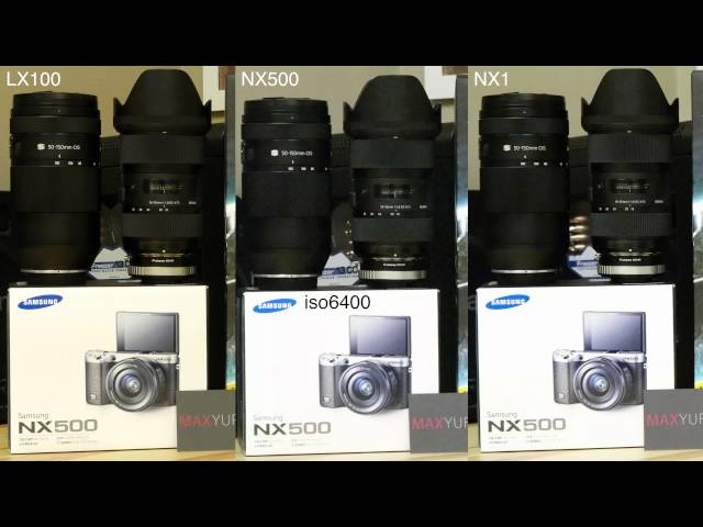 Samsung NX500 & NX1 VS Panasonic LX100 4K Low Light Comparison