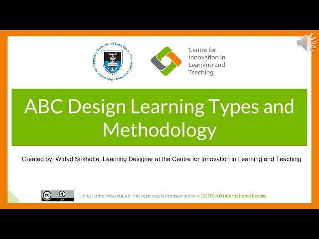 ABC Methodology and Type - Video 2