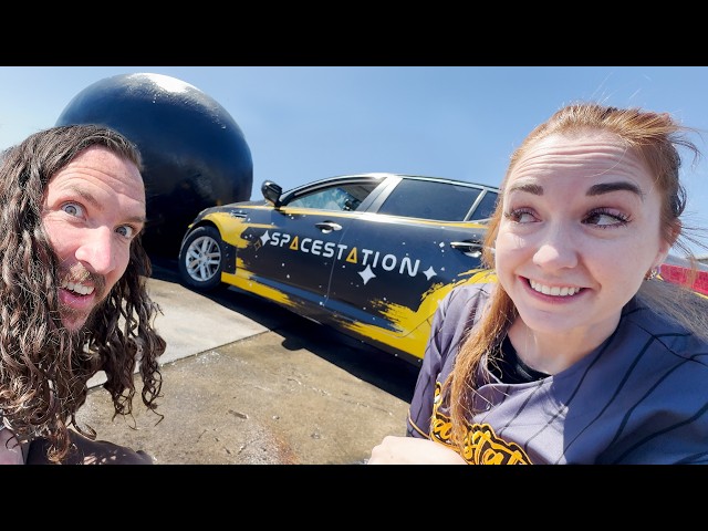 JENNY PLAYS CAR SOCCER iRL 💥 Spacestation vs CYBERTRUCK vs TANK a Best Day Ever with Rocket League