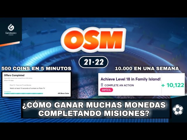 (SUBTITLED) 💲💰 500 COINS IN 5 MINUTES 💰💲 | HOW TO GET MANY COINS? | ⚽ OSM 21/22 ⚽