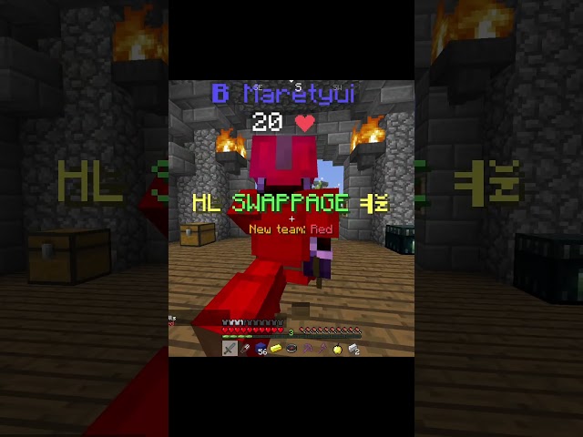 BEDWARS.EXE SWAPPAGE??? #minecraft #hypixel #bedwars