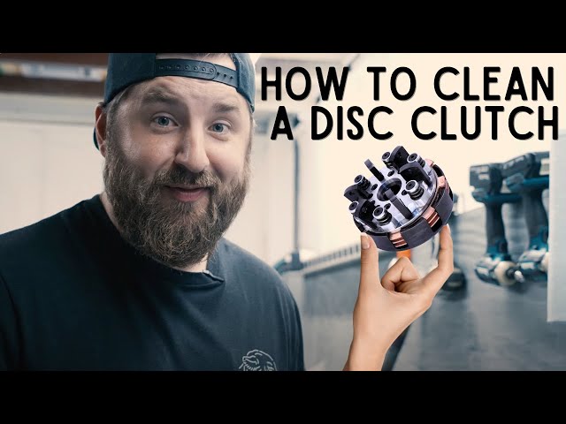 How to clean Disc Clutch in 10 minutes - Disc Clutch Maintenance Tutorial