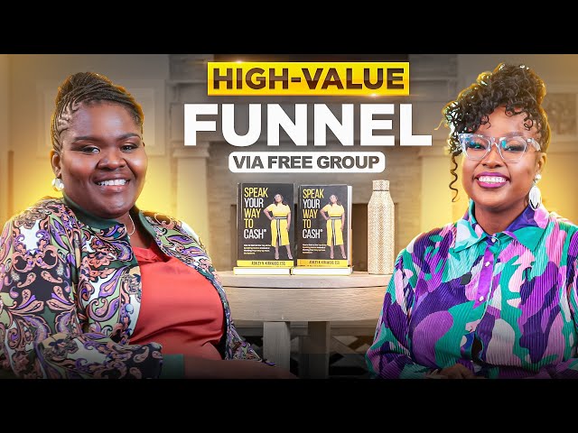 Building a High-Value Sales Funnel with a Free Facebook Group | Speak Your Way to Cash® Podcast