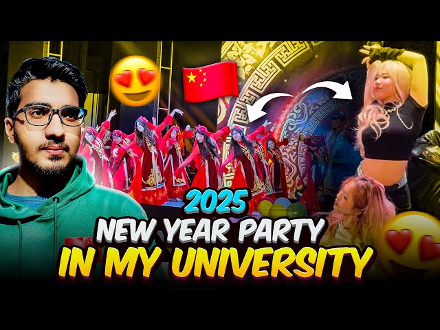 My Chinese 🇨🇳University arranged a pre-New Year Party 2025🎊🎈|| Wuhan, China