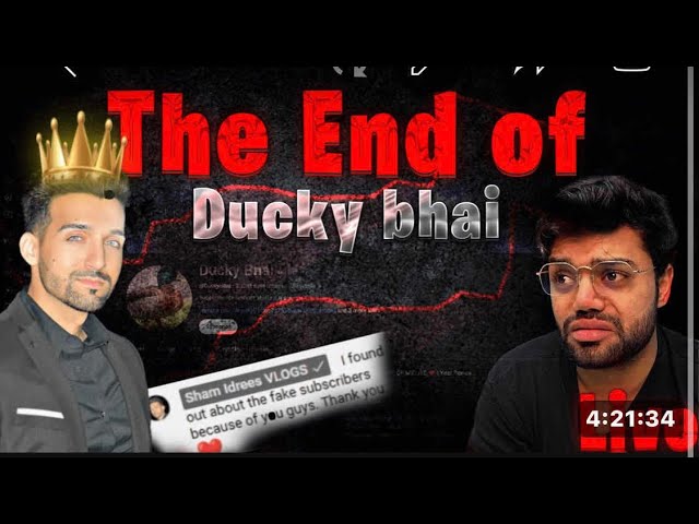 🔴 Live Subscriber Count – Ducky Bhai VS Sham Idrees| Ducky Bhai ko log unsubscribe ku kar rahe?