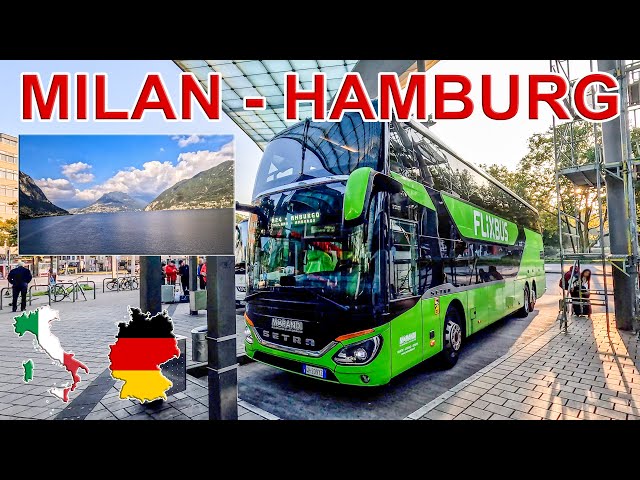 From Milan 🇮🇹 to Hamburg 🇩🇪 with Flixbus 🚍 - My Another Long Distance Bus Trip