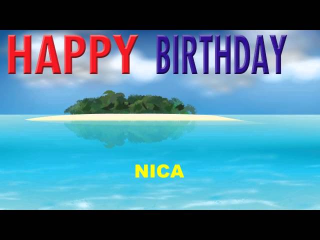 Nica   Card Tarjeta - Happy Birthday