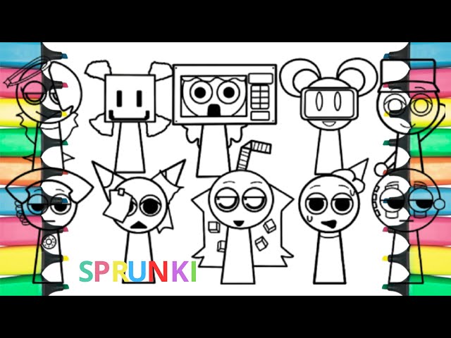 Sprunki New Coloring Pages : How to color Incredibox Sprunki OC : Ncs Music #sprunki #ncsmusic