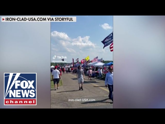 Chilling new video shows Trump shooter walking around rally