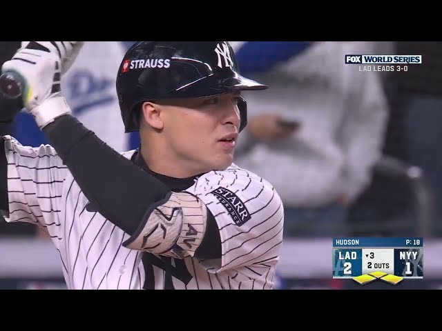 Anthony Volpe's 1st home run of the postseason is a GRAND SLAM IN GAME 4 OF THE WORLD SERIES