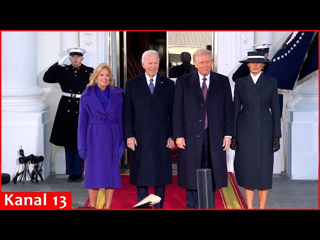 The Bidens welcome the Trumps at the White House for a preinaugural tea