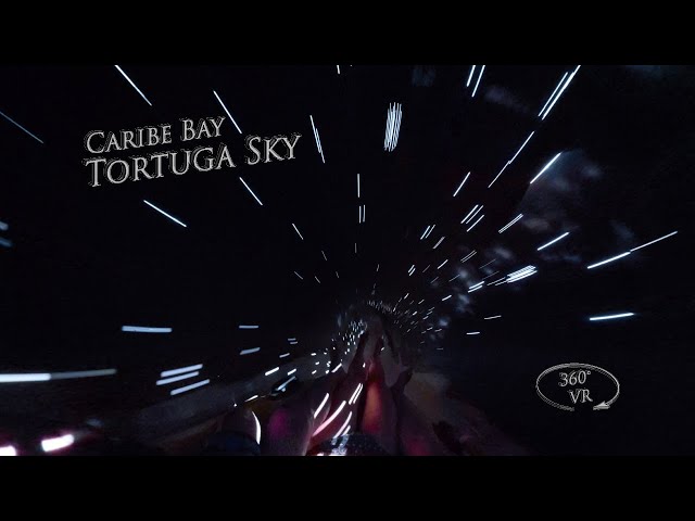 Caribe Bay Tortuga Sky 360° VR POV Onride