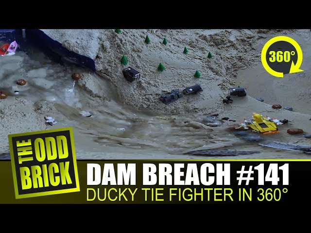 LEGO Dam Breach #141 - Ducky Tie Fighter in 360