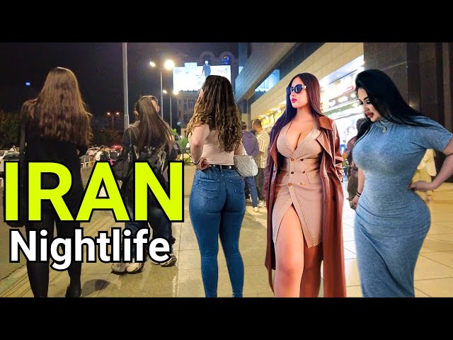 NightLife of IRANIAN Girls and Boys 🇮🇷 IRAN 2025 Night Walk ایران