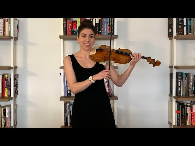 How to play Vivaldi's Spring from the Four Seasons - Alana Youssefian, baroque violin