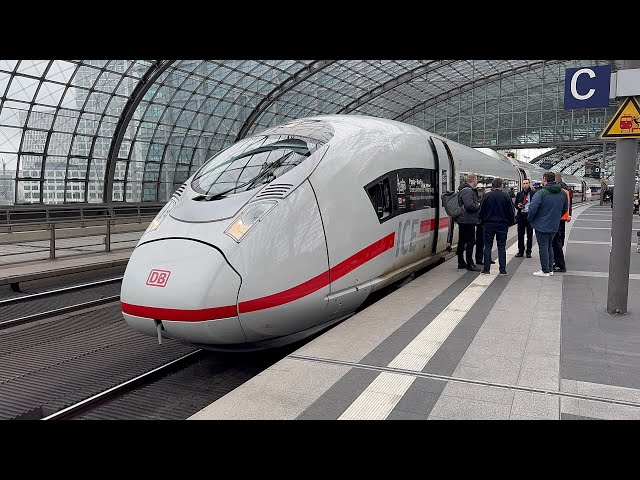 Berlin to Paris ICE Train Full Journey - Eight Hours!