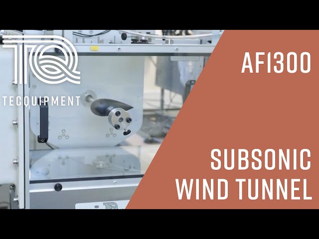 Subsonic Wind Tunnel AF1300 - Aerodynamics - TecQuipment